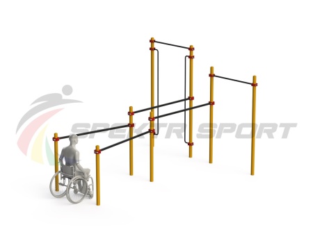 Купить Спортивный комплекс для инвалидов-колясочников WRK-D19_76mm в Дербенте 