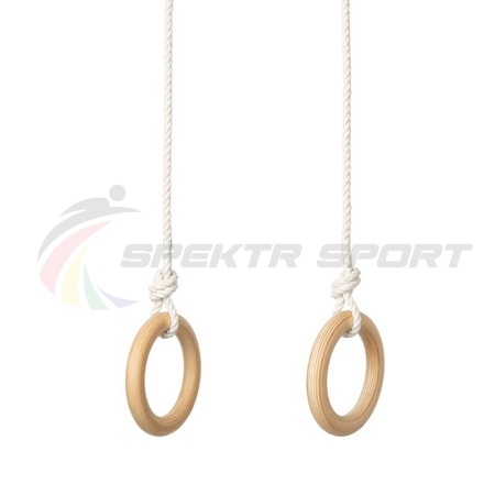 Купить Кольца гимнастические деревянные (фанера 18 мм, покрытие: эмаль, лак или пропитка) в Дербенте 