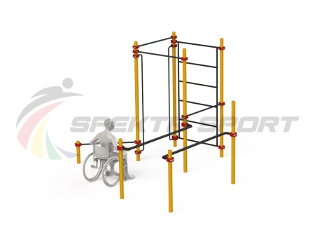 Купить Спортивный комплекс для инвалидов-колясочников WRK-D18_76mm в Дербенте 